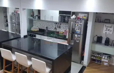 Lindo apartamento a venda por r$662.000,00  |  3 dormitórios sendo 1 suíte  |  76m²  | 3 garagens | vila assunção - santo andré / sp