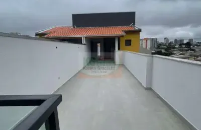 Linda cobertura a venda por r$530.000,00 |  2 dormitórios sendo 1 suíte   |  92m² | 1 vaga de garagem  |   vila são pedro  - santo andré / sp