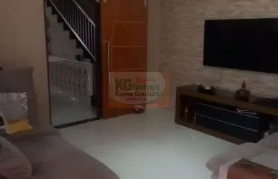 Lindo sobrado a venda  por r$730.000,00 | 5 dormitórios sendo 1 suíte | edicula | 4 vagas de garagem | vila curuçá - santo andré / sp