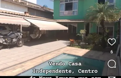 Vendo casa independente, em condomínio fechado 04 dormitórios, centro, nova iguaçu.