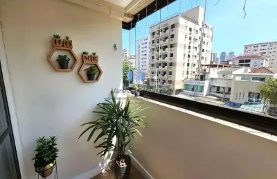 Apartamento para venda em santos, boqueirão, 2 dormitórios, 1 suíte, 2 banheiros, 1 vaga