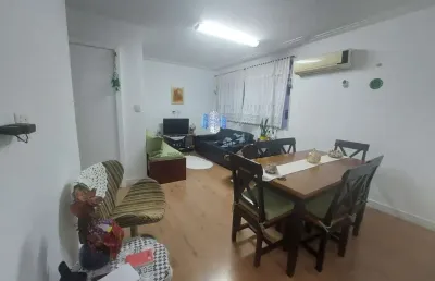 Apartamento para venda em santos, boqueirão, 2 dormitórios, 2 banheiros, 1 vaga