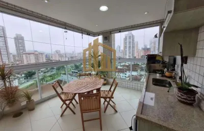 Apartamento para venda em santos, pompéia, 3 dormitórios, 1 suíte, 4 banheiros, 2 vagas