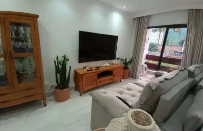 Apartamento para venda em guarujá, enseada, 2 dormitórios, 1 suíte, 2 banheiros, 1 vaga