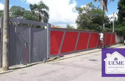 Térreo com casa e galpão, 1550m² por r$ 650.000,00  - vila caputera,  mogi das cruzes