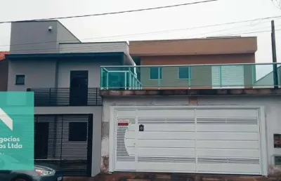 Vende-se sobrado, 3 dormitórios, 4 banheiros, com edícula e churrasqueira – 150m² por r$ 700.000,00 – villa di césar, mogi das cruzes/sp