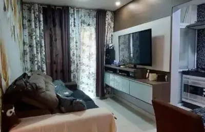 Apartamento com 2 dormitórios à venda - condomínio flex suzano, conjunto residencial irai - suzano/sp