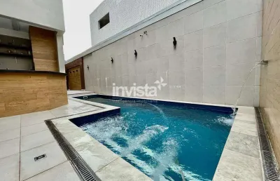Casa com 4 quartos à venda no Pompéia, Santos 
