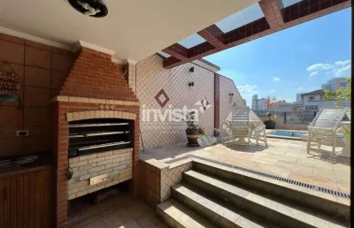 Casa com 5 quartos à venda no Embaré, Santos 