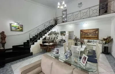 Casa com 4 quartos à venda na Vila Mathias, Santos 