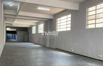 Ponto comercial para alugar na Vila Mathias, Santos 