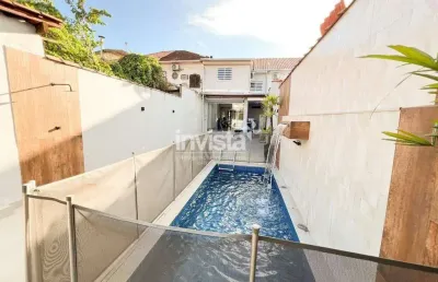 Casa com 3 quartos à venda na Vila Mathias, Santos 