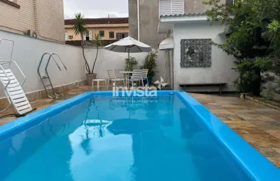 Casa com 3 quartos para alugar no Gonzaga, Santos 