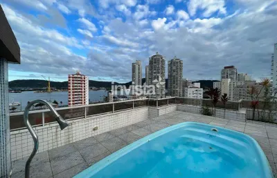 Cobertura com 3 quartos à venda no Ponta da Praia, Santos 