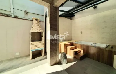 Sobrado geminado de 3 dormitórios, jacuzzi e churrasqueira para venda no boqueirão