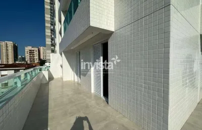 Apartamento com 2 quartos para alugar no Embaré, Santos 
