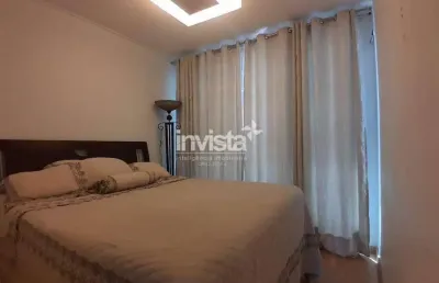Apartamento com 2 quartos para alugar no Gonzaga, Santos 