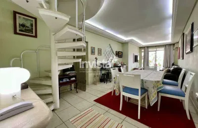 Cobertura com 3 quartos à venda no Ponta da Praia, Santos 