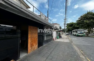 Ponto comercial para alugar na Aparecida, Santos 