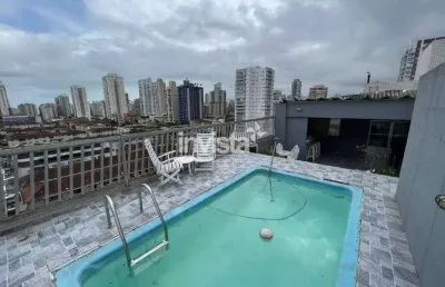 Cobertura com 2 quartos à venda no Embaré, Santos 