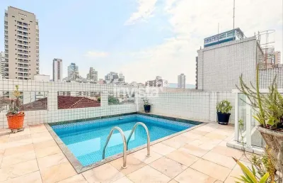 Cobertura com 4 quartos à venda no Pompéia, Santos 