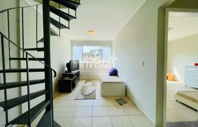 Cobertura com 1 quarto à venda no José Menino, Santos 