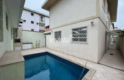 Casa com 5 quartos para alugar na Aparecida, Santos 
