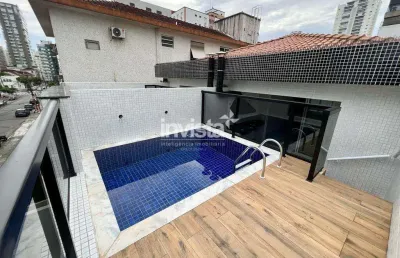 Casa com 3 quartos à venda no Embaré, Santos 