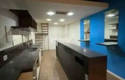 Ponto comercial para alugar no Gonzaga, Santos 