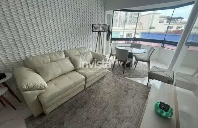 Cobertura com 4 quartos para alugar no Ponta da Praia, Santos 