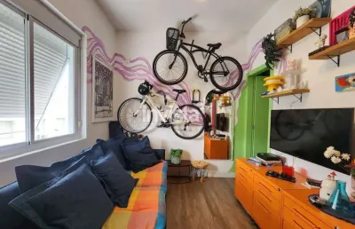 Apartamento com 1 quarto à venda no Embaré, Santos 