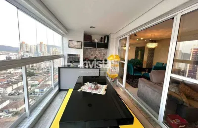 Apartamento com 3 quartos à venda no Ponta da Praia, Santos 