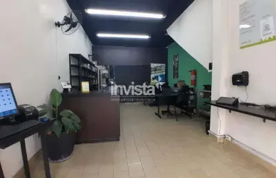 Ponto comercial para alugar no Paquetá, Santos 