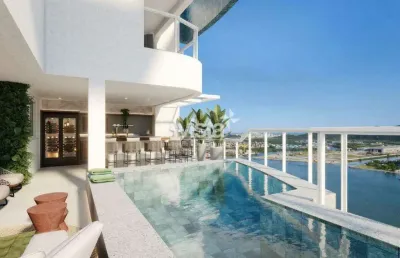Cobertura com 4 quartos à venda no Ponta da Praia, Santos 