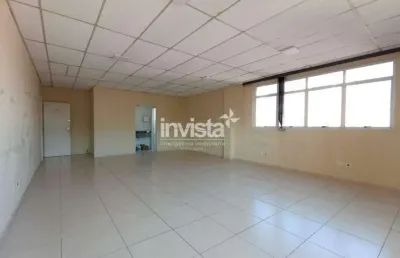 Sala comercial para alugar na Vila Mathias, Santos 