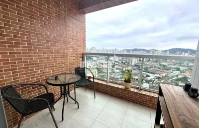 Apartamento com 1 quarto à venda no Macuco, Santos 