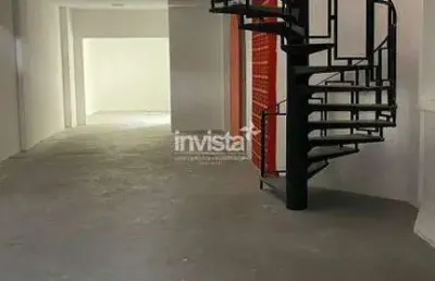 Ponto comercial na vila mathias ideal para restaurante rua de grande fluxo.