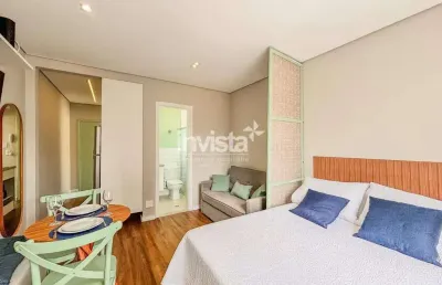 Apartamento com 1 quarto à venda no Boqueirão, Santos 