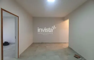 Casas sobreposta alta/alojamento com 2 dormitórios reformada para alugar no centro de santos