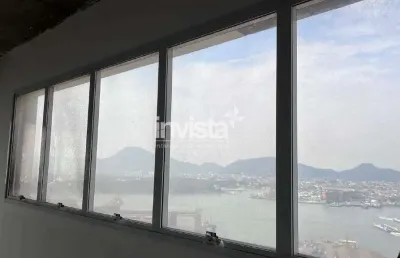 Sala comercial para alugar no Ponta da Praia, Santos 