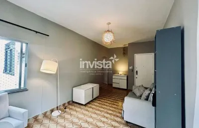 Apartamento com 1 quarto à venda no José Menino, Santos 
