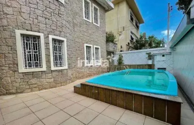 Casa com 4 dormitórios e 460 m² para alugar na aparecida em santos/sp