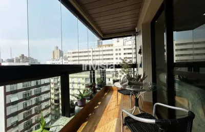 Apartamento com 3 quartos para alugar no Pompéia, Santos 