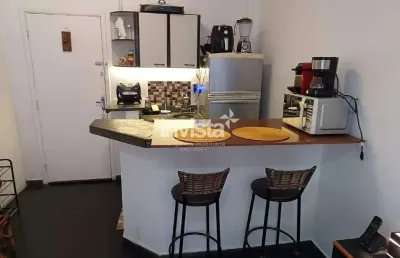 Apartamento com 1 quarto para alugar no Itararé, São Vicente 
