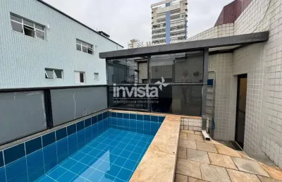 Cobertura para aluguel no bairro da pompeia em santos