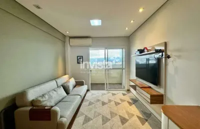 Apartamento com 2 quartos à venda no Boqueirão, Santos 