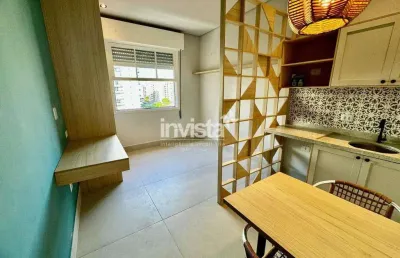 Apartamento com 1 quarto à venda no Ponta da Praia, Santos 
