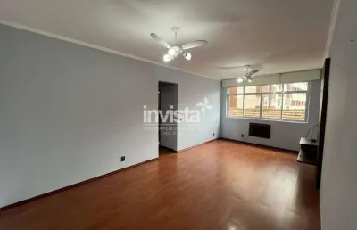 Apartamento com 2 quartos para alugar no Gonzaga, Santos 