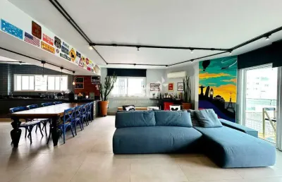 Apartamento bem localizado na ponta da praia em santos