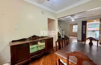 Casa com 3 quartos à venda no Embaré, Santos 